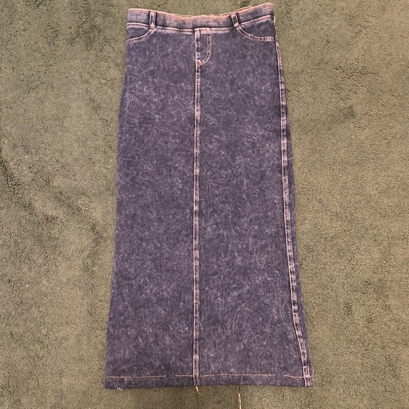 Hard Tail Skirts Hardtail Forever Womens Maxi Denim Stretch Skirt